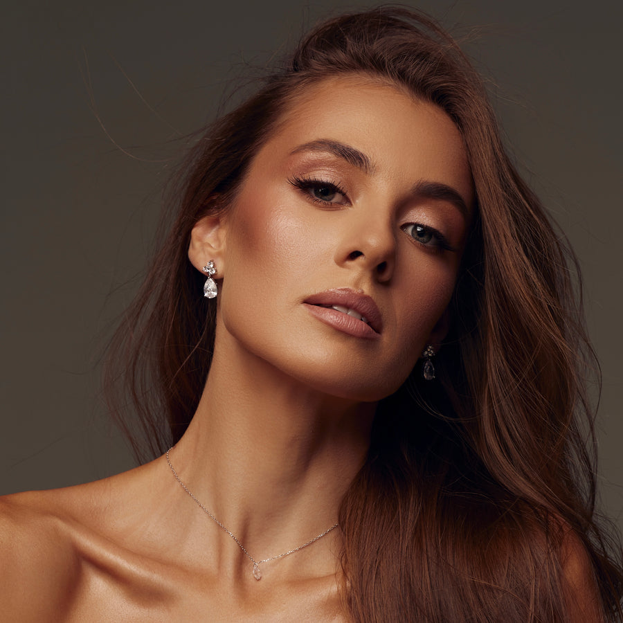 GOLDENCOMB Earrings (Silver)