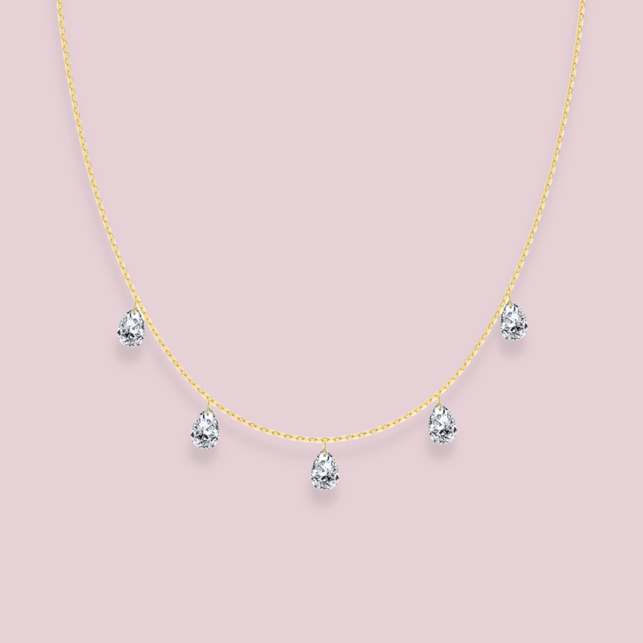 PETALS Pendant Necklace (Gold)