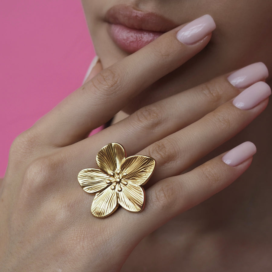 HIBISCUS FLOWER Ring