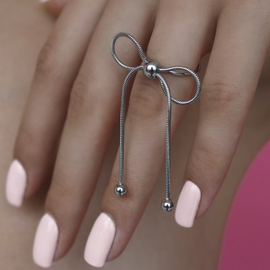 THIN BOW Ring