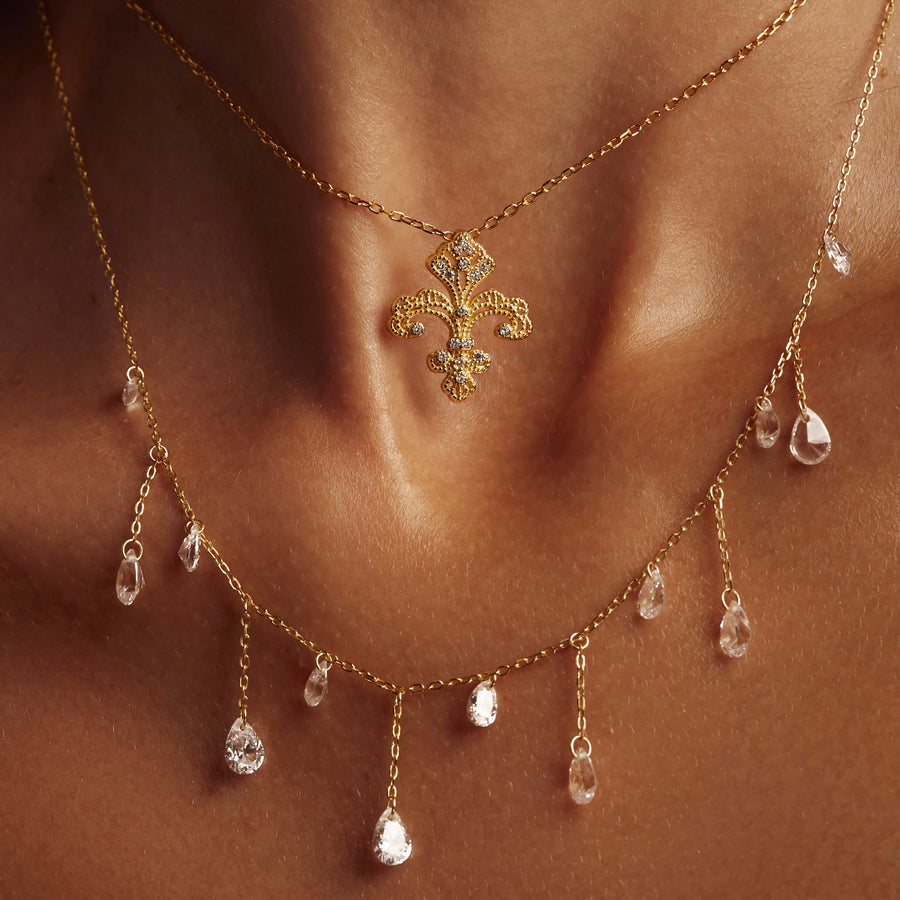 IVY Pendant Necklace (Gold)