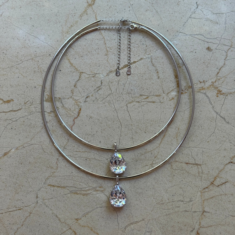 LAST DROP Necklace (silver)