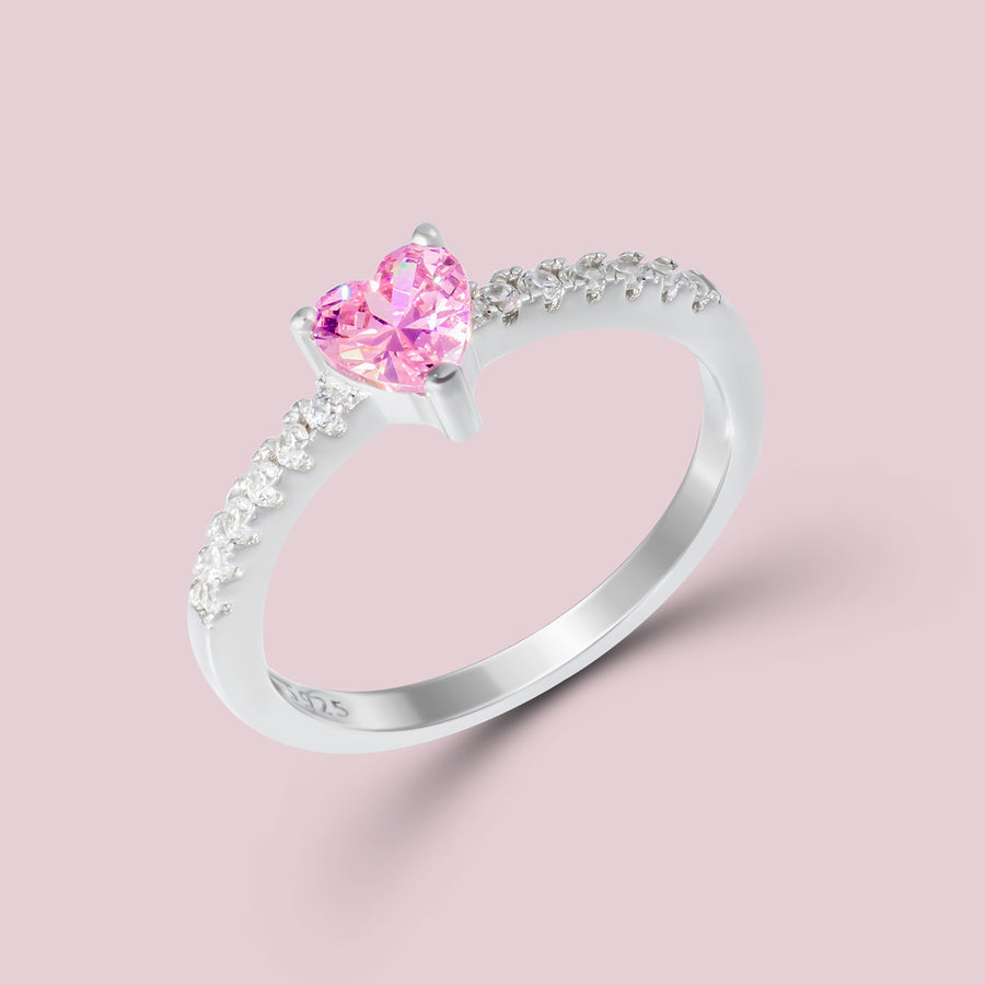 SOIRÉE Ring - Pink (Silver)