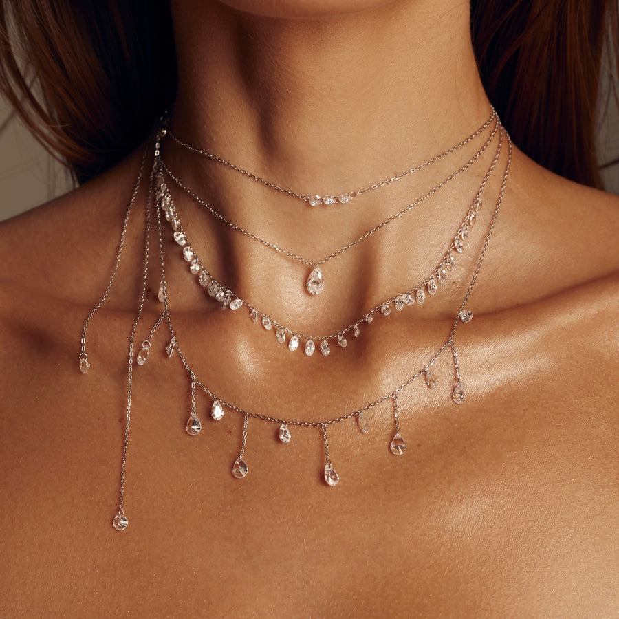 BLOOM Pendant Necklace (Silver)