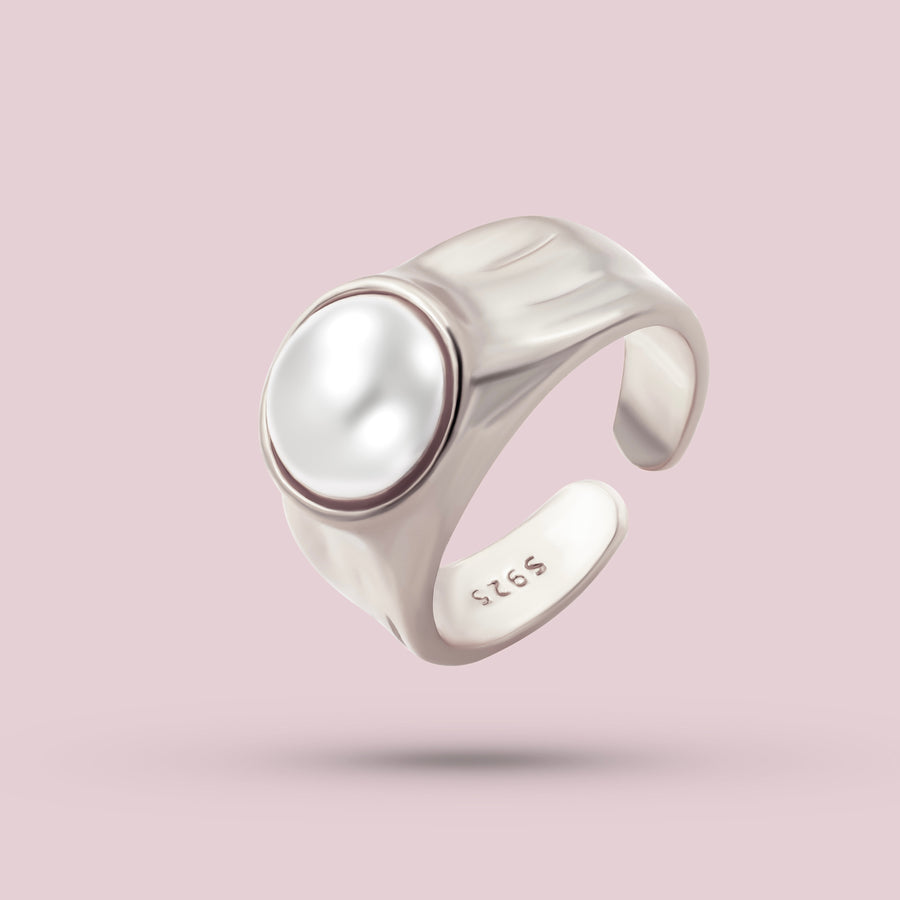 CAVE PEARL Ring - Silver