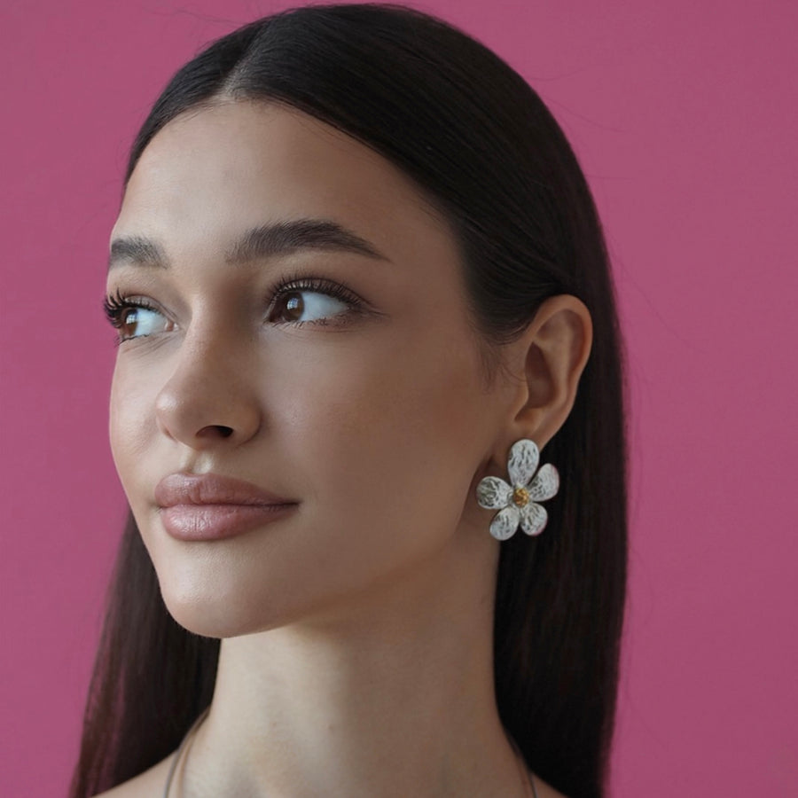 PANSY FLOWER Earrings