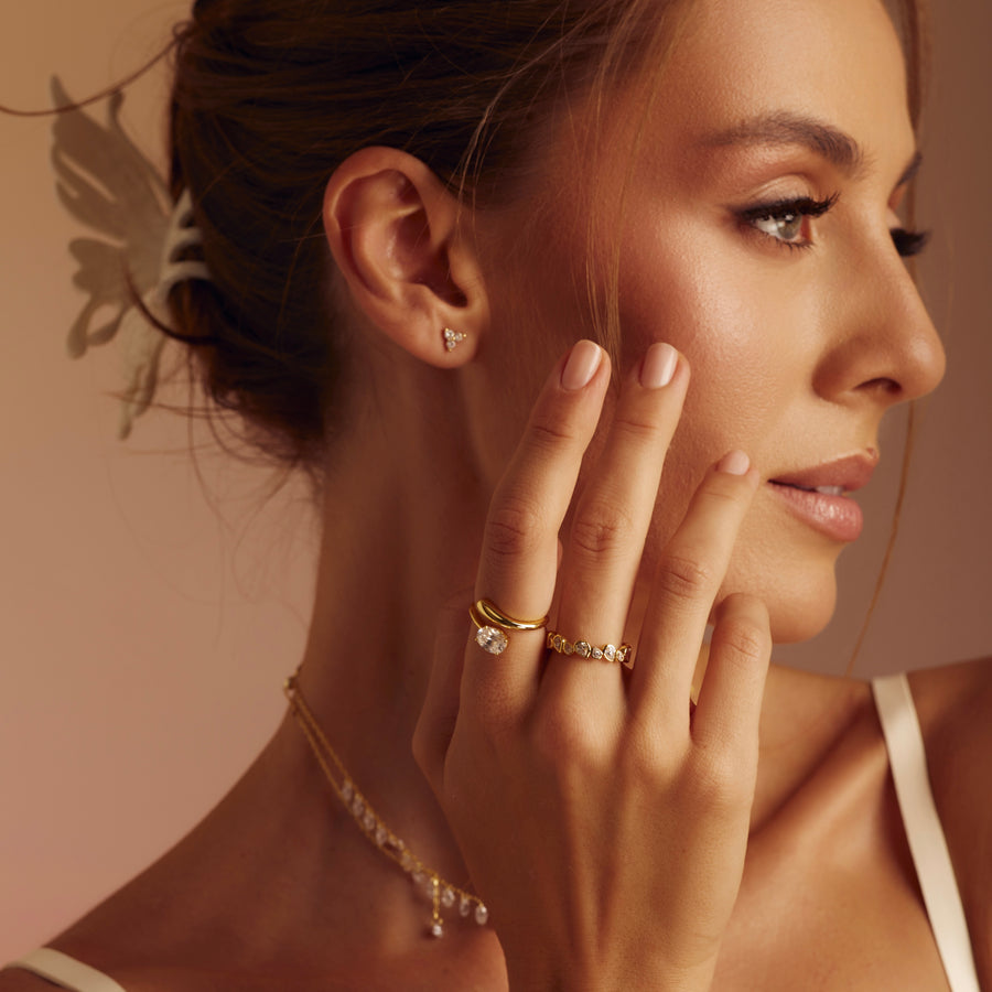ROSE Earrings (Gold)
