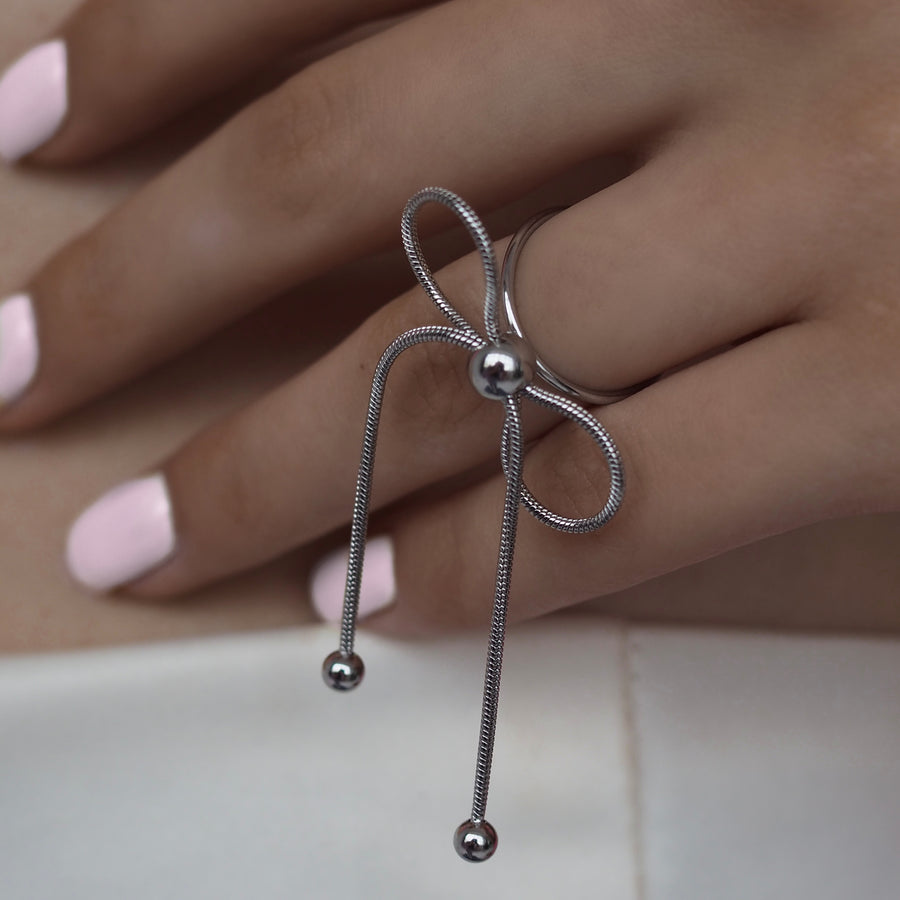 THIN BOW Ring