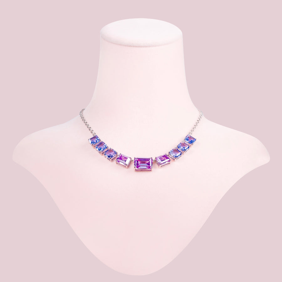 GATE KEEPER Necklace (Purple & Blue)