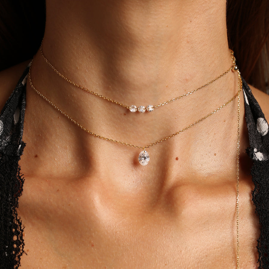 EDEN Pendant Necklace (Gold)