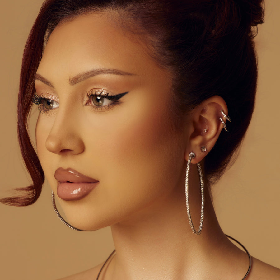 ORPHIC Hoop Earrings (Silver)