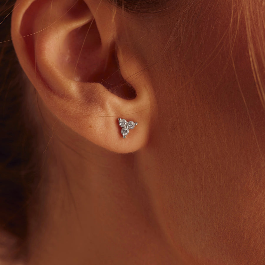 ROSE Earrings (Silver)