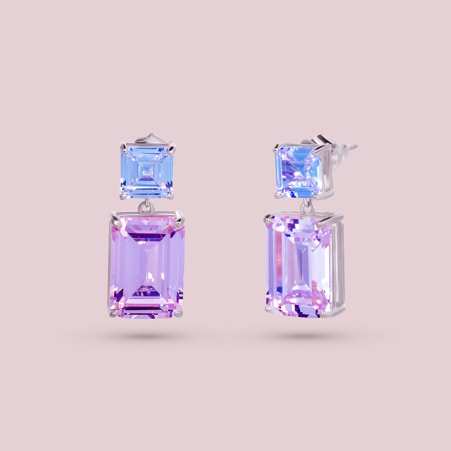 DESTINY Earrings (Purple & Blue)