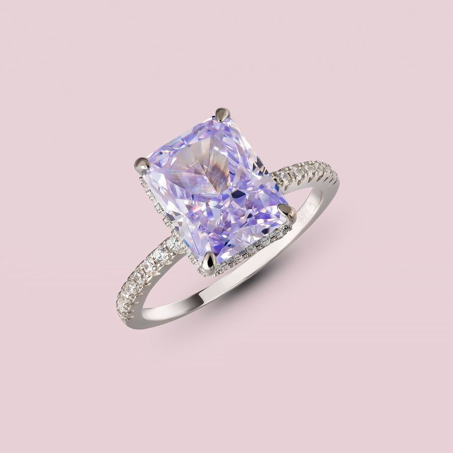 SWEET PROMISE Ring - Purple (Silver)