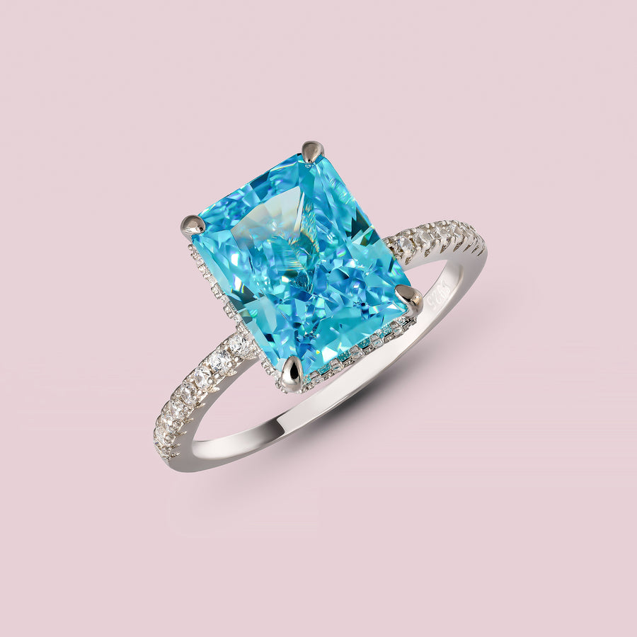 SWEET PROMISE Ring - Blue (Silver)