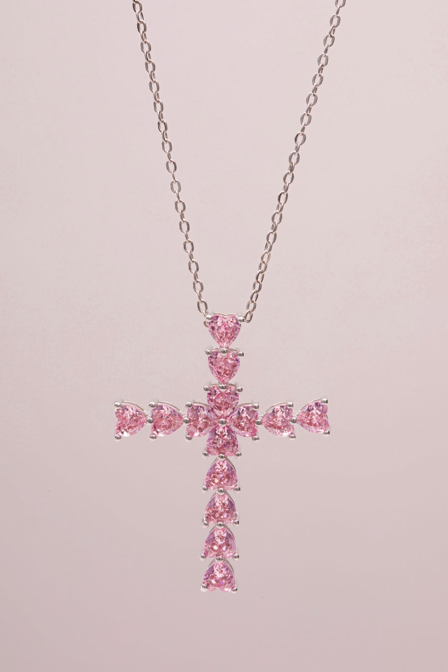 GOOD GIRL Pendant Necklace (Pink)